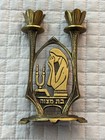 Vintage Shabbat Candle Holder Jewish Bat Mitzvah Girl Gift