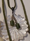 Vintage Sterling Silver Beaded Stone Glass Necklace Bracelet Lot 