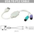 Ps 2 Keyboard mouse To Usb Converter Adapter