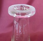 19c  Antique Apothecary Medical Graduated Mesuring Glass Bottle Flask