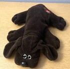 1985 Tonka Pound Puppies Newborns Dark Brown 8  Plush Puppy 807806 02 Vintage