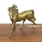 Brass Horse Figurine Statue House Office Table Decoration Animal Figurines Toys