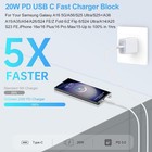 5g Fast Charging Block For Samsung Galaxy A36 A17 A16 With 6ft Type C Cable