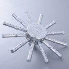 Polished Chrome Brass Rainfall Shower Head Bathroom Rain Shower Head
