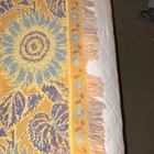 Woven Afghan Sunflower Floral Bed Throw Blanket 44    X 65   rectangle Multicolor