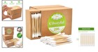 400 Count Double Tip Cotton Swabs With Durable Bamboo Sticks For Daily Needs