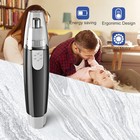 Electric Nose Ear Hair Trimmer Face Eyebrow Mustache Beard Shaver Clipper Unisex