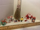 Dollhouse Miniature 1 12 Christmas Tree With Toys Gift Bag Santa Hat Coat Lot