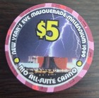  5 Rio Casino Las Vegas  Nv New Millennium Casino Chip