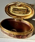 Vintage Estee Lauder  imperial Rabbit  Cinnabar Compact Solid Perfume