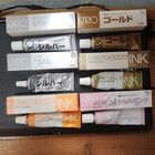 Riso Print Gocco Ink  33 Bottles  Partially Used  Includes Gold And Silver 