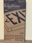 Liteforms Collection Thermoplastic Led Red Exit Sign Lxurw