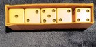 5 Vintage Crisloid Bakelite Dice In Original Box  Vg Condition