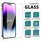 1 2-pack For Apple Iphone 16e  Premium  Clear  Tempered  Glass  Screen Protector