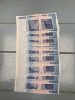 100 Trillion Zimbabwe Dollar Banknotes 2008 Aa Series Uncirculated 10pc