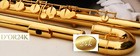 24 Ct Alto Flute Gold Fl  te Alto Or Flauta Alto Oro 24kt