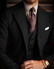 100  Cashmere 3pcs Men Suits Formal Prom Jacket Business Workwear Party Tuxedos