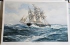 Nautical Lithograph By Charles Vickery  weather Be Damned  Signed   Numbered