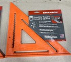 Swanson Tool T0701 12-inch Composite Speedlite Square Layout Tool Orange 2-pack