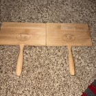 2 Clemes   Clemes Curved Back Wool Hand Carders-great For Spinning Or Felting 8 