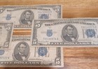 1934  5 Five Dollar Silver Certificate Note 