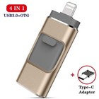 Usb3 0 Flash Memory Stick Thumb Pen Drive U Disk Fr Iphone Ios W type-c Adapters