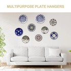 12 Pack Decorative Plate Hangers For Wall Display Platter Dish Picture Storage