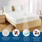 All Sizes Lux Bed Bug Proof Mattress Protector Soft Fabric Zippered Covers All