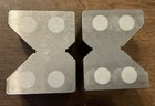 2 Blocks Value Collection V-block 90   Angle Magnetic Aluminum Alloy 2  X 2-3 8 