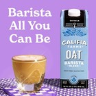 Califia Farms Oat Milk Unsweetened Barista Blend 32 Oz Pack Of 6 Shelf Stable