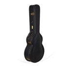 Crossrock Wooden Case-fits Om 000-14 Fret Acoustic Guitars-vintage Hardware