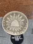 1862 Mexico 1 Real Ro Coin Silver Km 372 9 Worn