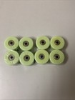 Angels Skates Replacement Wheels W Bearings For Roller Skates  Set Of 8  Green
