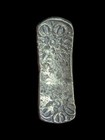    india     Ancient Gandhara Janapada Authentic Old 600 B c Silver Coin Bent Bar 