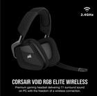Corsair Void Rgb Elite Wireless Premium Gaming Headset  Carbon