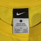 Brazil National Team Shirt Mens Large Yellow Soccer Nike Cbf Brasil Crest