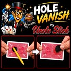 Hole Vanish Magic Trick Object Through Playing Card Visual Illusion  Uncle Slick