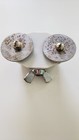 Ludwig Tom Drum bass Spur cymbal Arm Mount Chrome Wing-screw Vintage 50s-60s  2