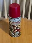 1955davy Crockett Metal Lunch Box With Thermos - Rare Vintage Collectible