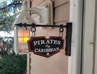 Pirates Of The Caribbean Hanging Sign     Disney Ride Inspired   Fan Art Decor  