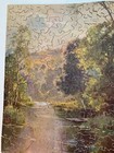 Swans  A Peaceful Backwater  350 Piece Jigsaw Puzzle  Zag Zaw Tuck Circa 1920