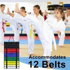 Premium Karate Belt Display Rack Taekwondo Belt Display Rack Holds Up To 12 Bel