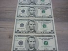 Series 2001  5 Dollar Bill Federal Reserve Note Uncirculated 1 Each
