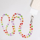 Beaded Phone Lanyard Strap Beaded Phone Charm Chain Kawaii Bracelet Keychain