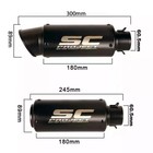 For Yamaha Yzf R6 2006-2024 Slip On System Exhaust Tips Mid Pipe Replace Muffler
