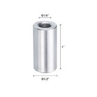 5pcs Aluminum Spacer 1 4  Bore X 1 2  Od X 1  Length Screw Standoff Bushing