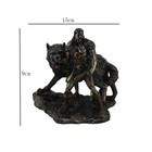 Nordic Mythology Resin Statue Norse God Tyr Norwegian Home Decor Figurine