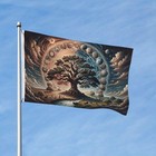 Tree Of Life Earth Flag 3x5 Ft Outdoor Polyester Garden Flag Double Sided Banner