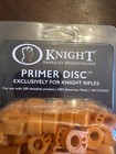 Knight - Primer Disc   100 Count Pack  orange  For 209 Muzzleloader