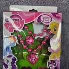 My Little Pony Jewelry Set Necklace Bracelet Rings Plastic Childrens